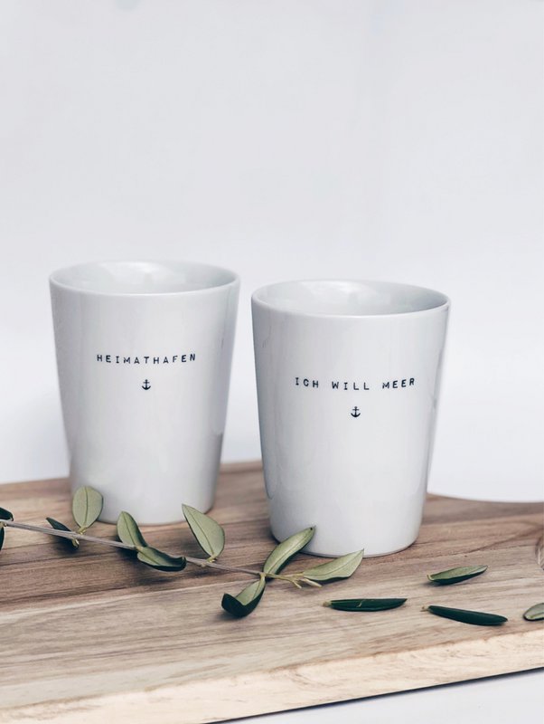 Becher Tasse Anker