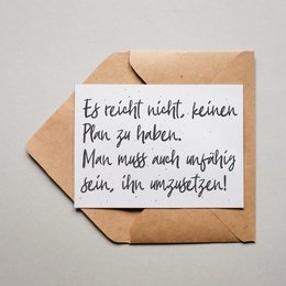 Nie wystarczy nie mieć planu...