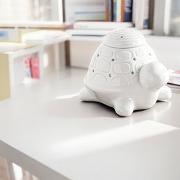 Parfümbrenner Serie Céramy – Franklin – Kerzenhalter aus lackierter Keramik – Diffusion von Duftwachs, ätherischen Ölen – dekorative Geschenkidee