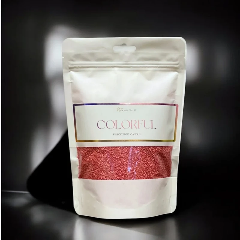 Powder/ Sand/ Pearl Candle Ready-to-Use Refill kit – Unscented Red Color – 330g – made for Horeca