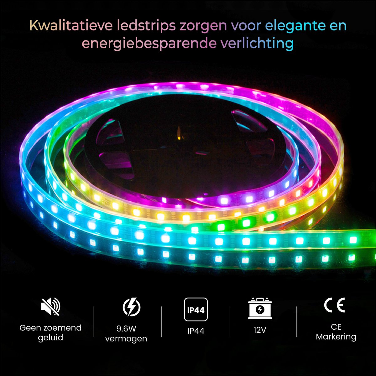 RGB-badkamerspiegel Lumoire Matrix verticaal 60 cm