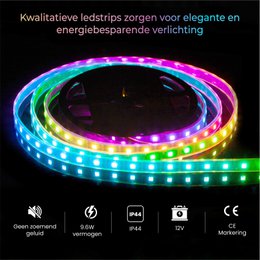 RGB-badkamerspiegel Lumoire Matrix verticaal 60 cm