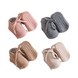 Gebreide babyslofjes antislip | Ivy and Soof