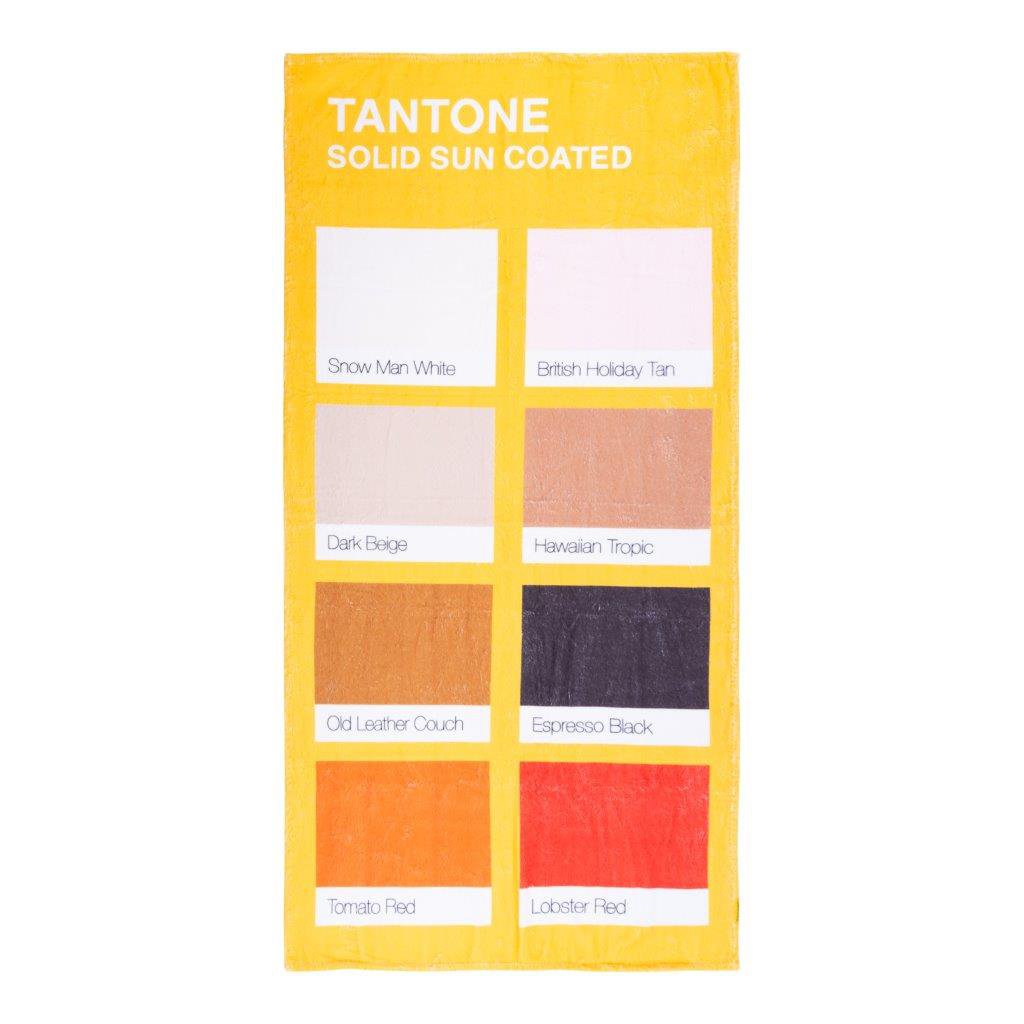 Strandtuch 'TANTONE SOLID SUN COATED'