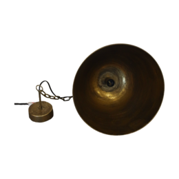 Goldener Kronleuchter aus Metall, H 150 T 40 cm