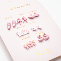 Nouveauté ! Boucles d'oreilles - Une Semaine de Poésie Danse Version Anglaise