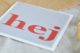 Postcard "hey"