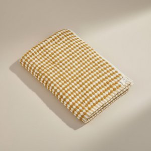 Bath towel | France | Yellow dots | 170x85cm