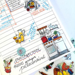 Foglio adesivo impermeabile trasparente - in cucina
