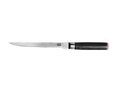 Knife - Flexible fillet knife with bamboo Saya and bamboo box - 200 mm blade