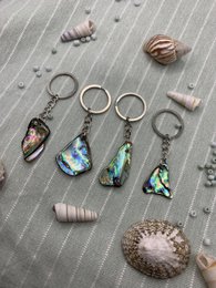 Abalone nøglering: Unikt Abalone shell nøglering tilbehør til havelskere