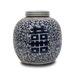 Porcelain pot double happiness