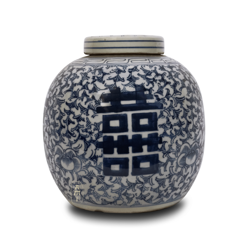 Porcelain pot double happiness