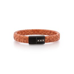 Læderarmbånd lysebrun | SPUI