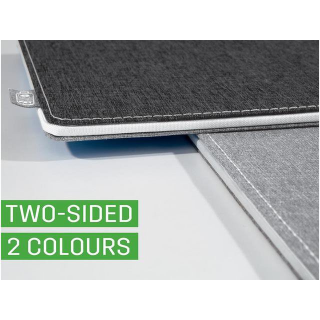Muismat EYE STYLE l.grijs- zwart 250x200x7mm