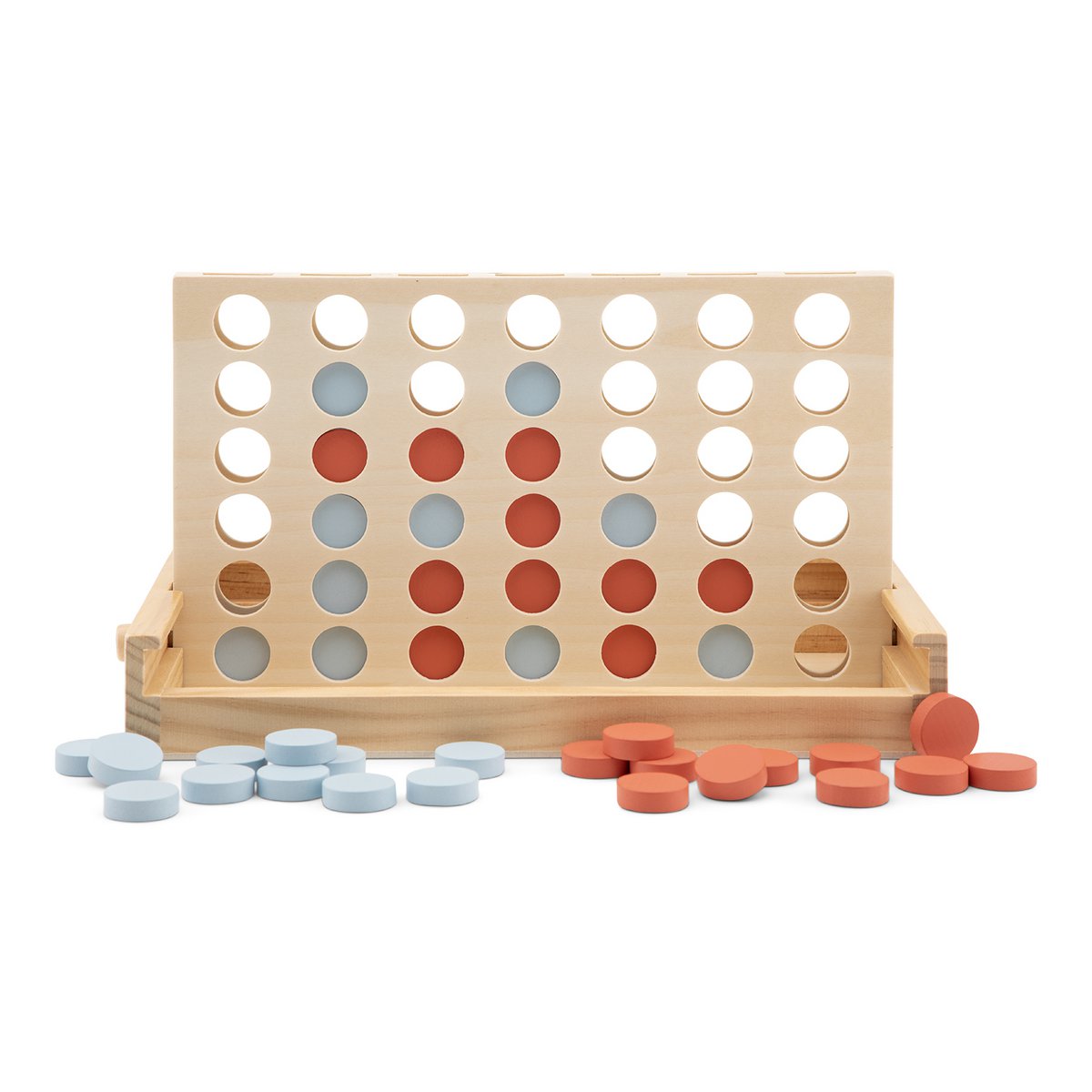 Wooden four-in-a-row