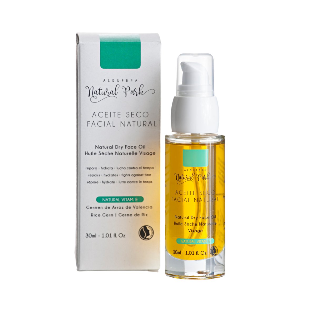 Natural dry face oil - Vitam. E