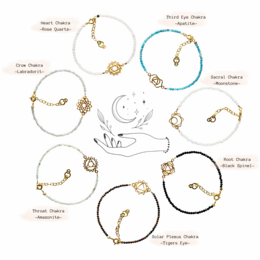 CROWN CHAKRA BRACELET - GOLD