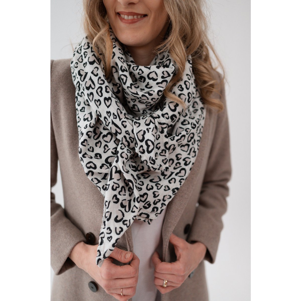 Mousseline Léo, tissu triangulaire XXL - adolescents / adultes