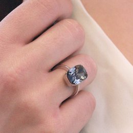 Bague Classic - ArgentÃ© et Noir