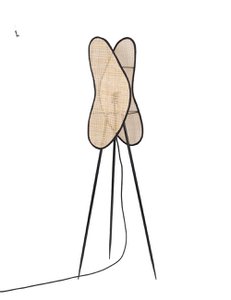 Fyke, standing lamp