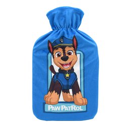 😍Paw Patrol, Chase, Hot Water Bottle, with Cover, Hot Water Bottle for Hot Therapy, Hot Water, Rubber, Cold, Winter, Child, Adult