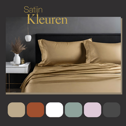 100% Cotton Satin Fitted Sheet Summer Glow