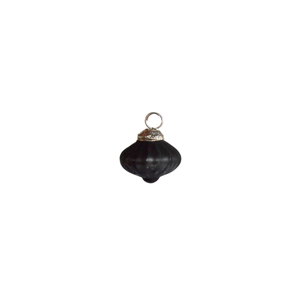 Glass ball Black mat 2,5 cm - 3 different designs