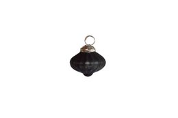 Glass ball Black mat 2,5 cm - 3 different designs
