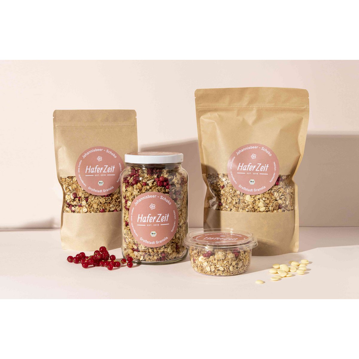 Økologisk solbær chokolade granola