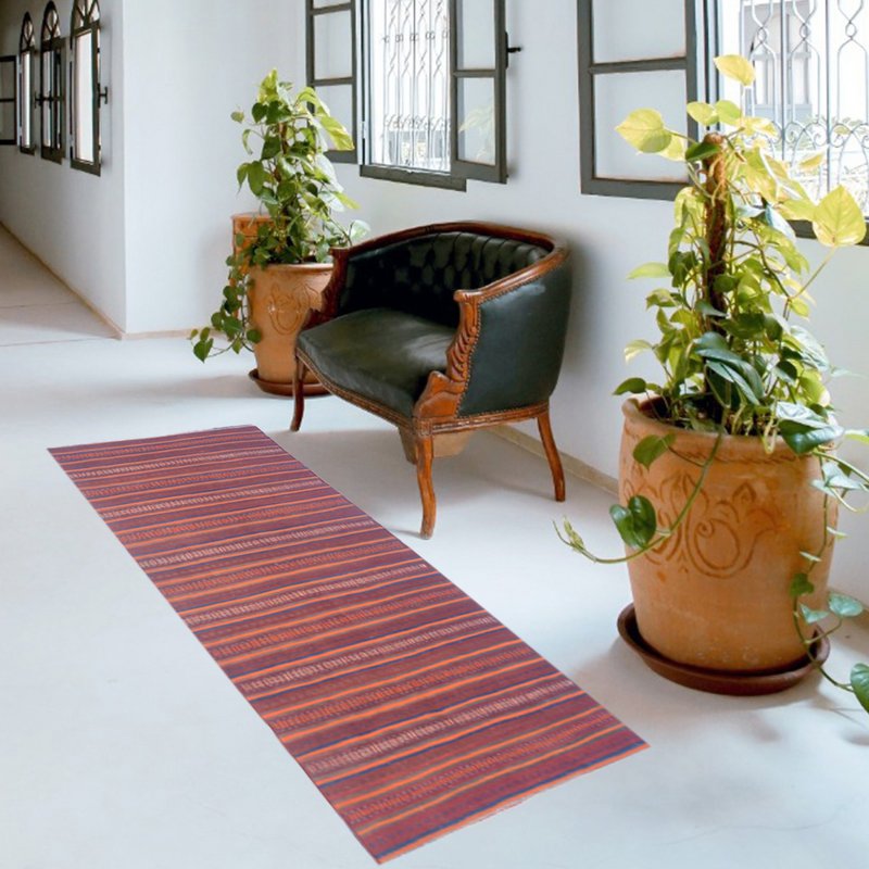 Tapis de passage vintage Baluch Au Chico