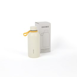 ISOLIERTE WIEDERVERWENDBARE FLASCHE 350ML - ELFENBEIN