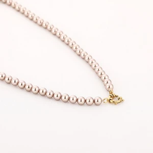 6mm parel ketting JE19098 - CHAMPAGNE