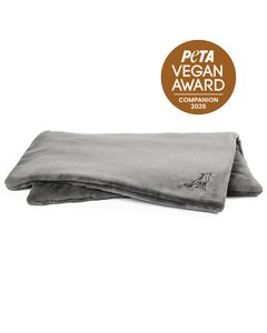 Dog blanket Emma dark gray (vegan)
