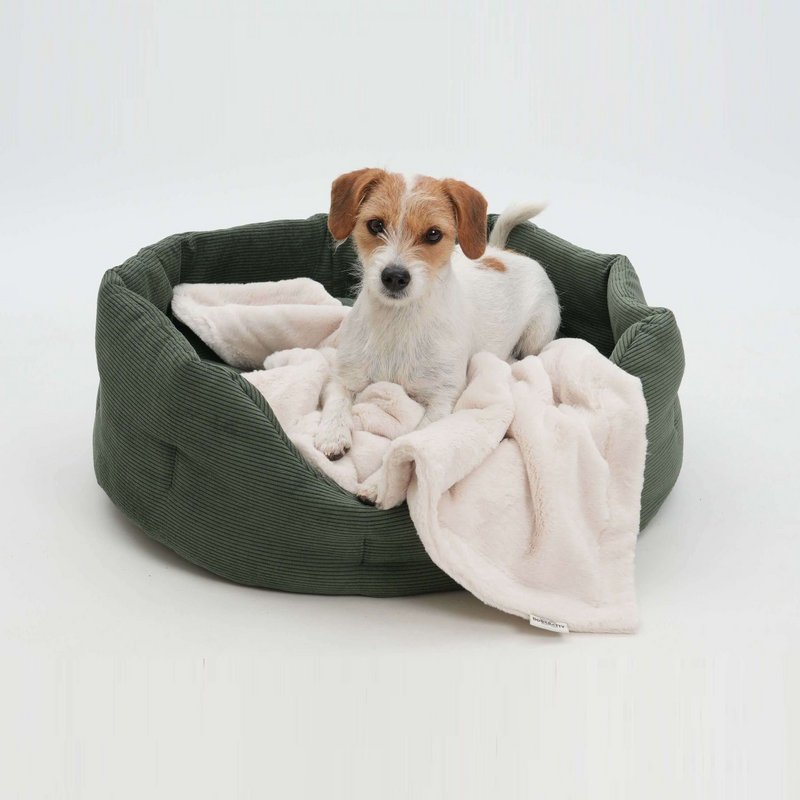 Hundekörbchen Chelsea Cord forest green