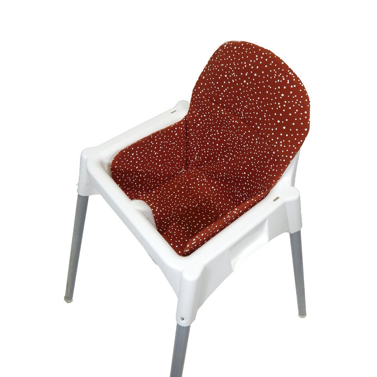 Ikea Antilop Insert Cushion - Rust/Red with White Dots