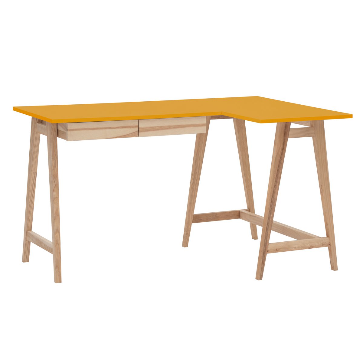 LUKA L-Shaped Desk Left/Right Handed 135x85cm