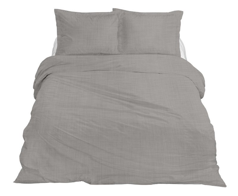Linen Duvet Cover Set Cloudy Gray