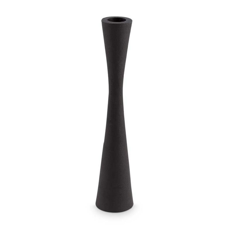 Candle Holder Metal Black 25.5cm