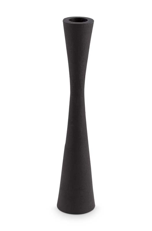 Candle Holder Metal Black 25.5cm