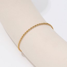 Herschell - 2 mm twist armbånd guld
