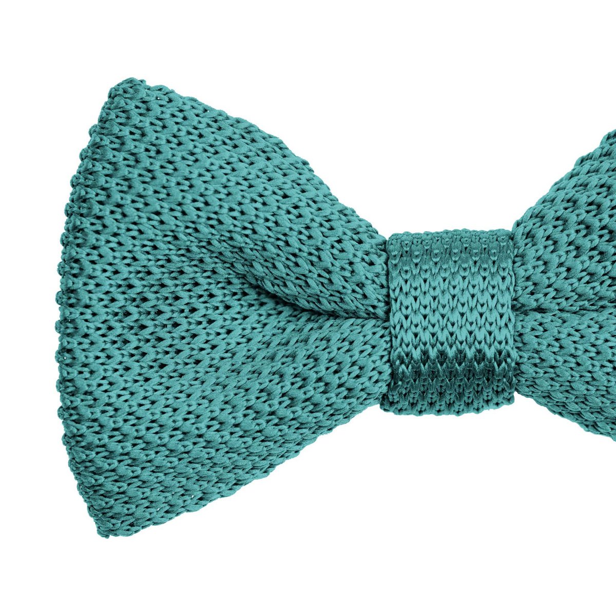 Children's Teal knitted bow tie