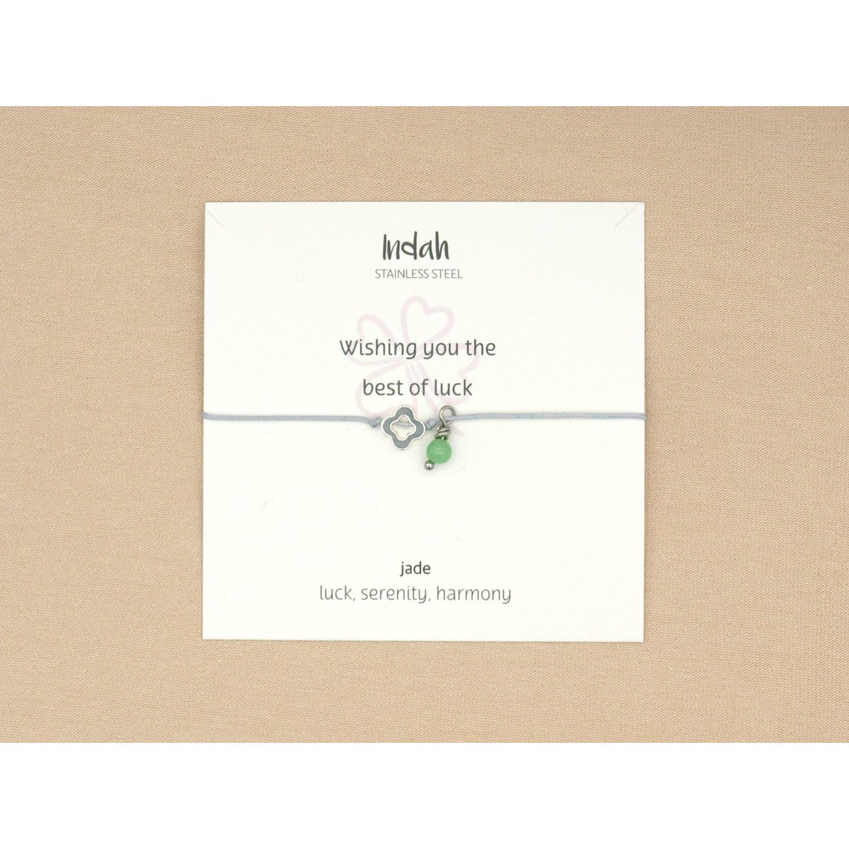 Armband rock, jade, zilver en goud