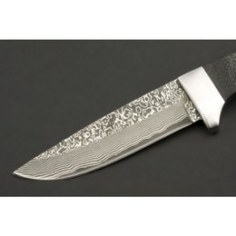 IZUMI ICHIAGO Tsuchime 100, couteau de chasse damassé