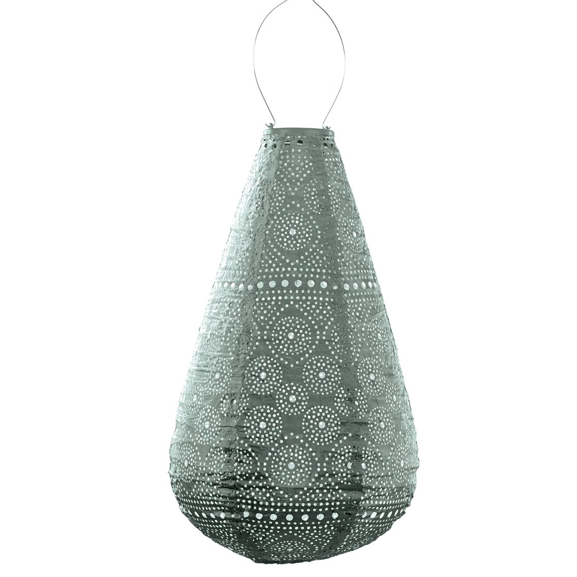 Lumiz Solar Lampion Spectare Drop - 28 cm - Sage Green