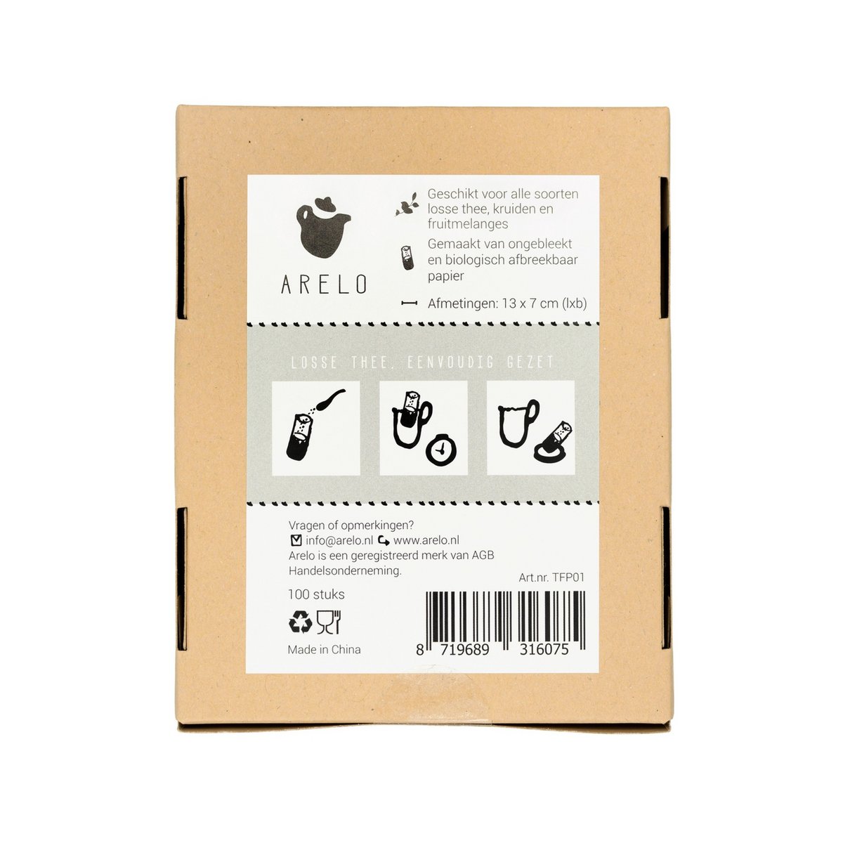 Paper Tea Filter - 100 pcs