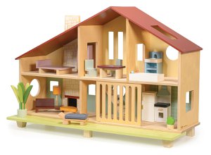 Cedar Chalet Met Meubels
