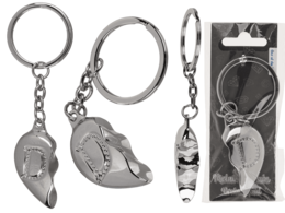 Metal Keychain, Broken Heart,