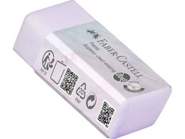 Eraser FC pastel sin polvo displ 20 piezas culo. colorear