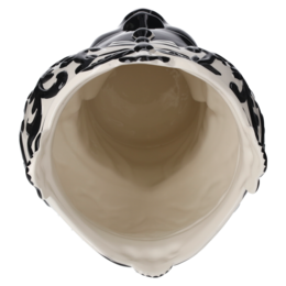 Dark brown woman white/black Made in Italy h 47 x Ø 30 cm